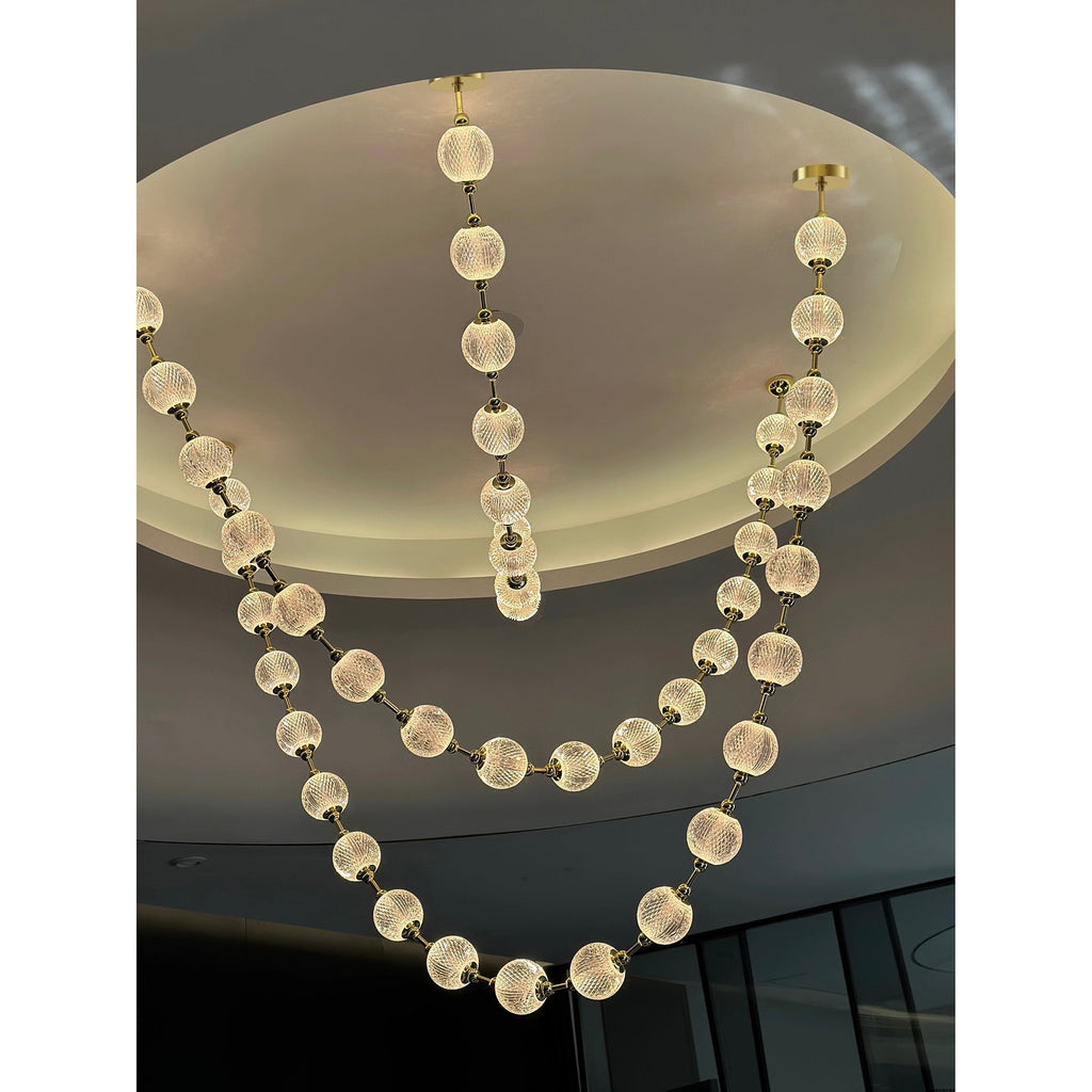 Myphais Lustre Métal Plastique Perlé Moderne - Neutralighting