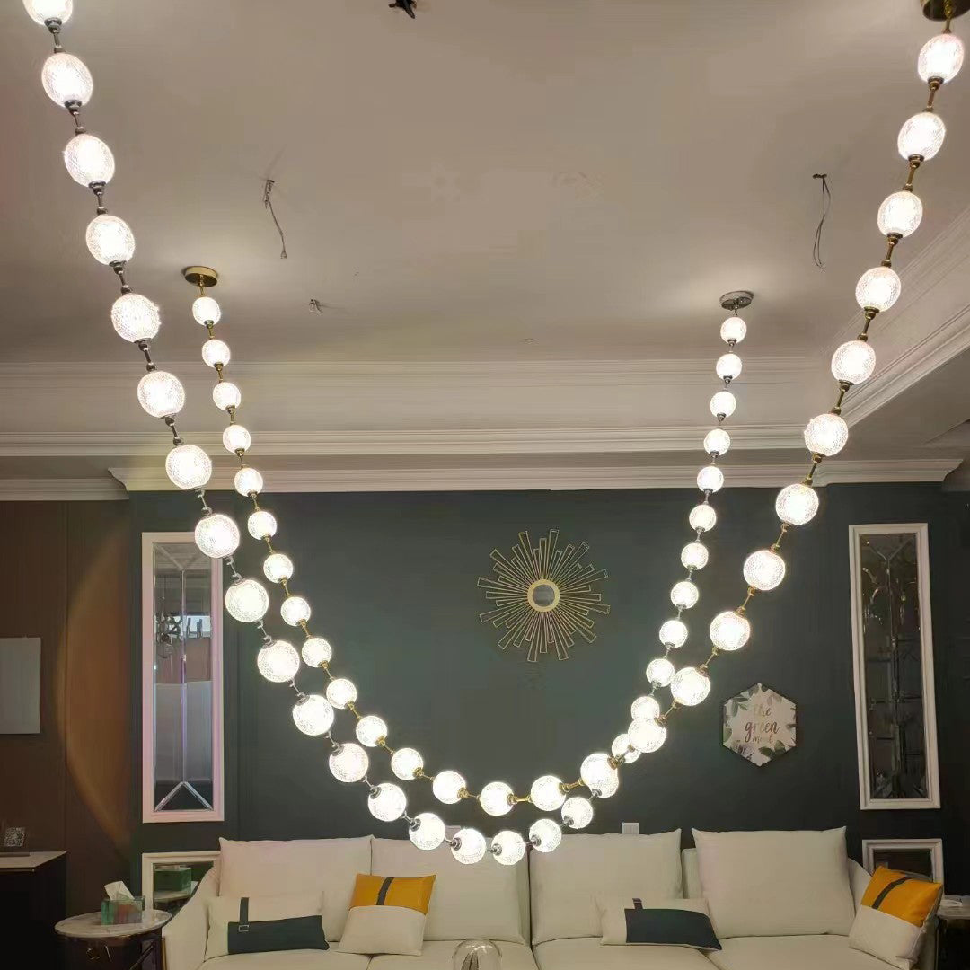 Myphais Lustre Métal Plastique Perlé Moderne - Neutralighting