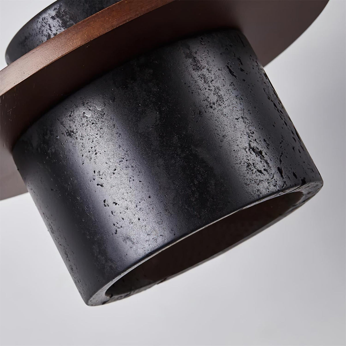 Ritta Ensemble de Lampes Suspendues Travertin Noir - Neutralighting