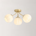 Rialto Plafonnier Romantique en Verre Floral - Neutralighting