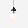 Marra Globe Suspension Mat Bois Givré - Neutralighting