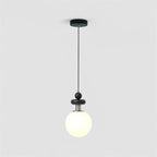 Marra Globe Suspension Mat Bois Givré - Neutralighting