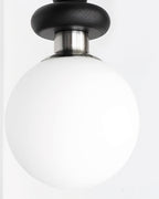 Marra Globe Suspension Mat Bois Givré - Neutralighting