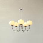 Lustra Chandelier Globe en Verre Rose Doré - Neutralighting