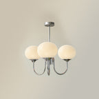 Lustra Chandelier Globe en Verre Rose Doré - Neutralighting