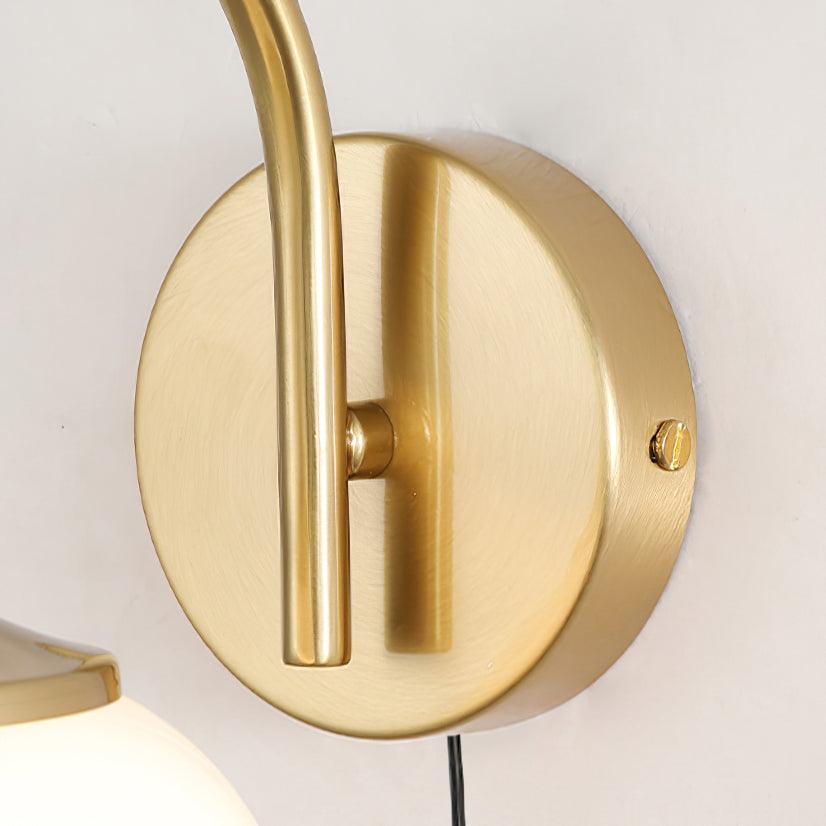 Dutiful Premium Nordic Art Plug-in Glass Sconce Wall Lamp - Neutralighting