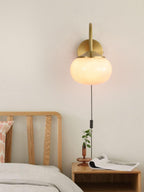 Dutiful Premium Nordic Art Plug-in Glass Sconce Wall Lamp - Neutralighting
