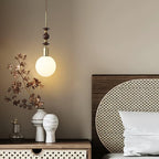 Norn Suspension Verre Perles en Bois - Neutralighting