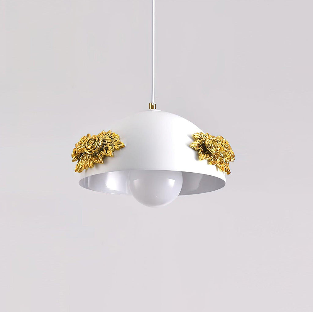Masiero Suspension Rose Orné Dôme - Neutralighting