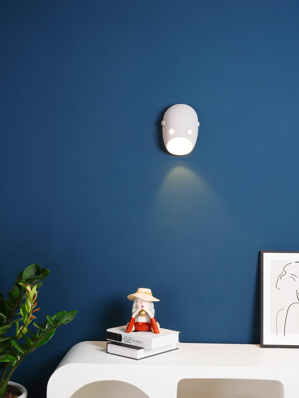 Mask Applique Murale en Résine Créativité Individuelle - Neutralighting