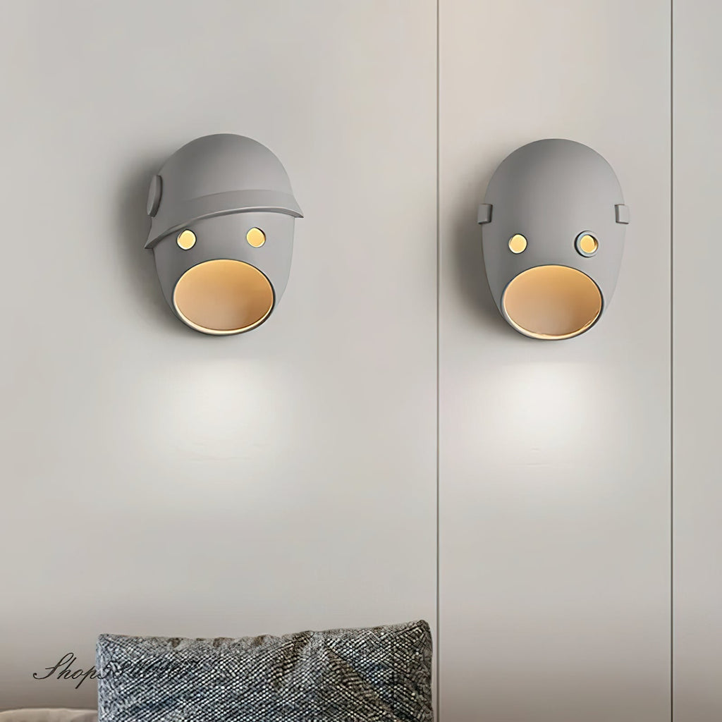 Mask Applique Murale en Résine Créativité Individuelle - Neutralighting
