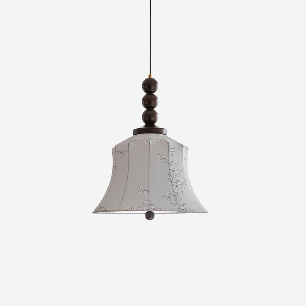 Materia Suspension Ligne Art Florale Bois Rustique - Neutralighting