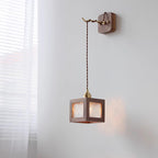 Matilda Applique Murale Cube en Bois - Neutralighting