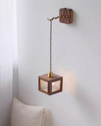 Matilda Applique Murale Cube en Bois - Neutralighting