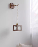 Matilda Applique Murale Cube en Bois - Neutralighting