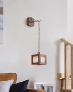 Matilda Applique Murale Cube en Bois - Neutralighting