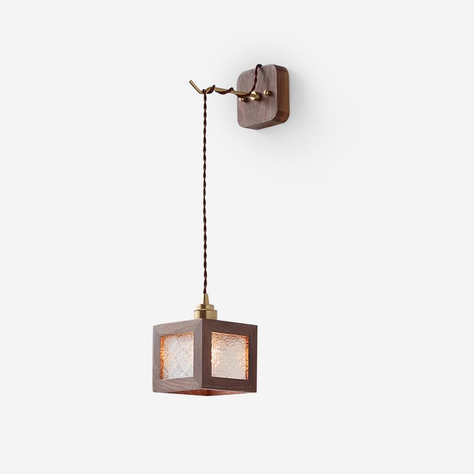 Matilda Applique Murale Cube en Bois - Neutralighting
