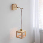 Matilda Applique Murale Cube en Bois - Neutralighting