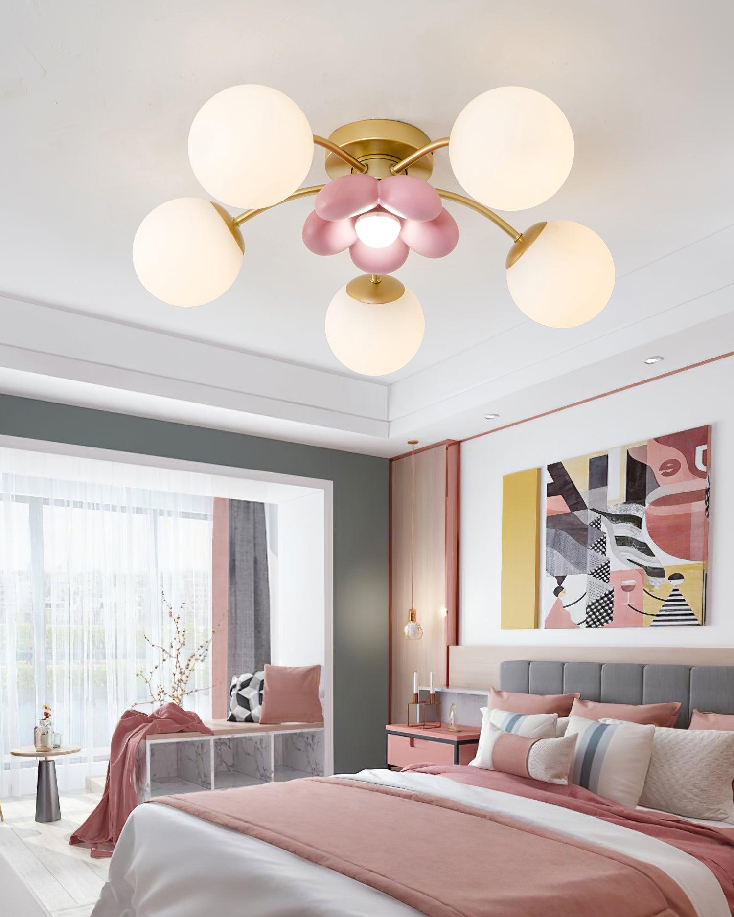 Blossura Plafonnier Moderne Pétale Rose - Neutralighting