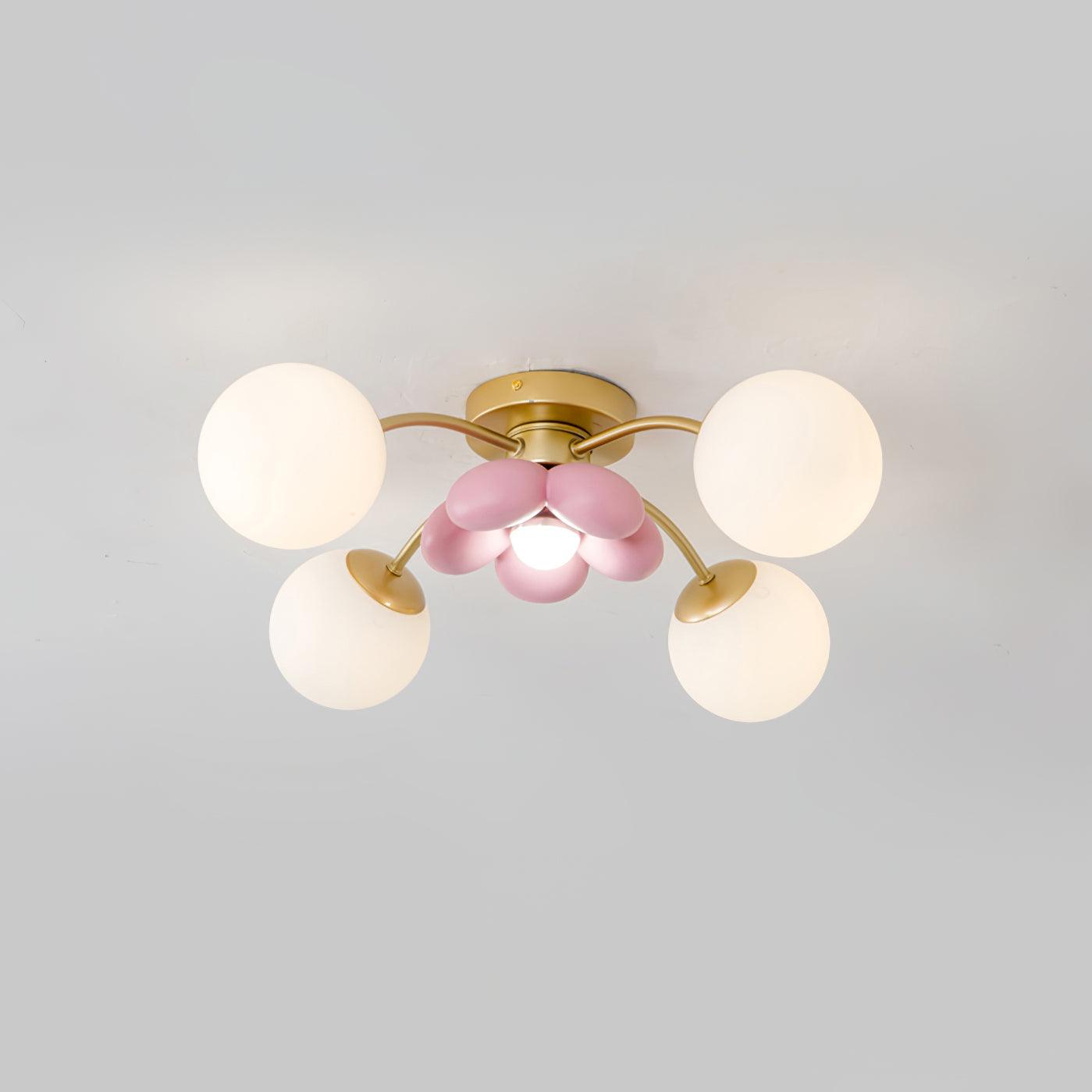 Blossura Plafonnier Moderne Pétale Rose - Neutralighting