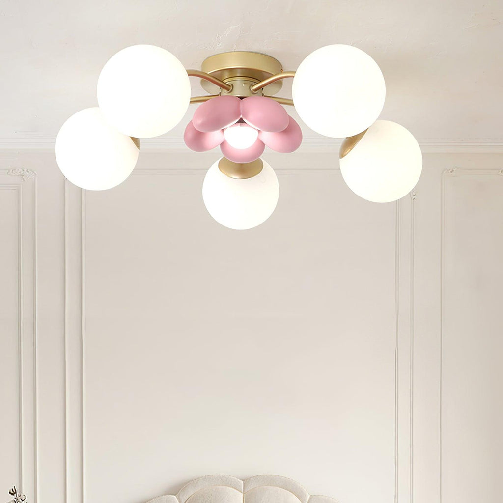 Blossura Plafonnier Moderne Pétale Rose - Neutralighting