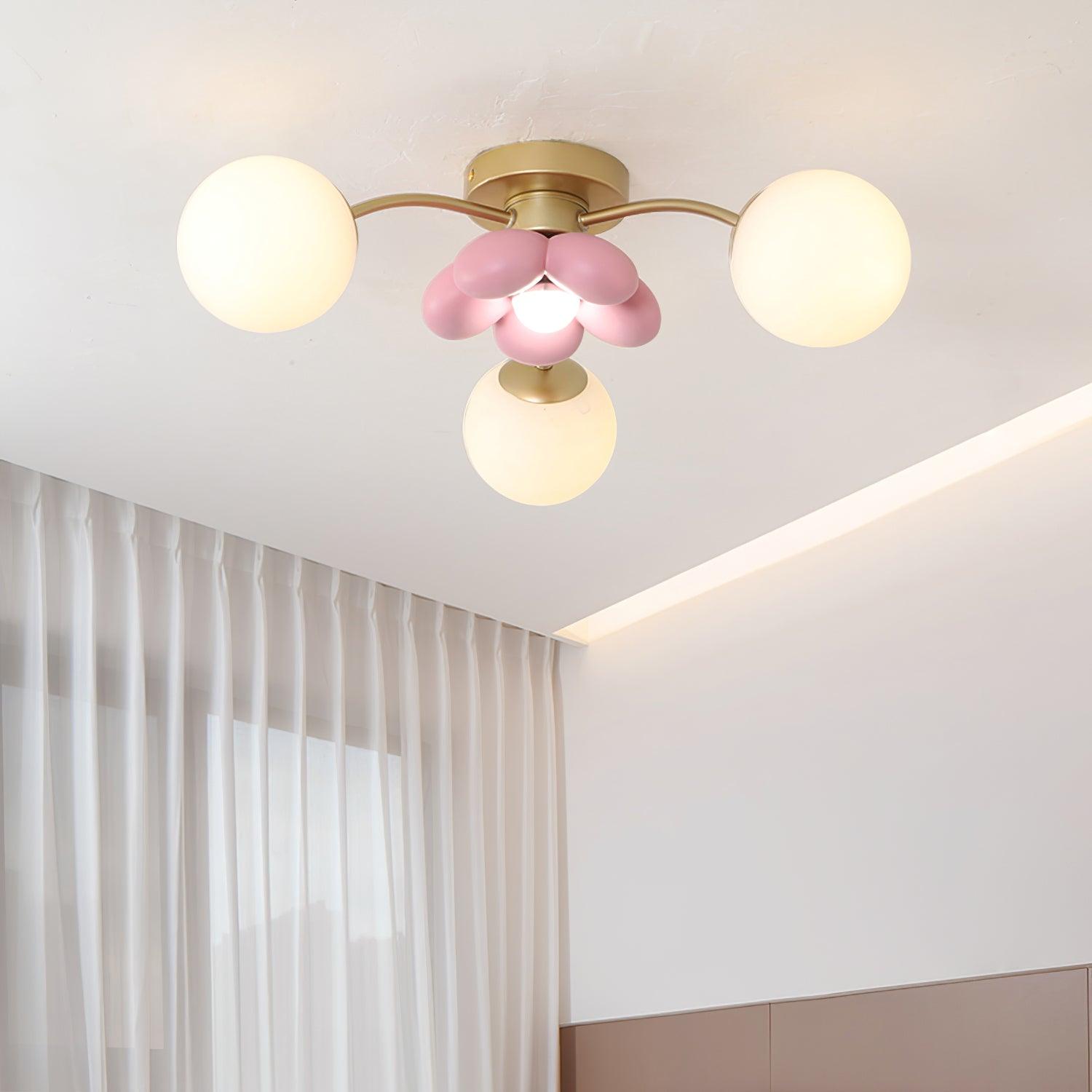 Blossura Plafonnier Moderne Pétale Rose - Neutralighting