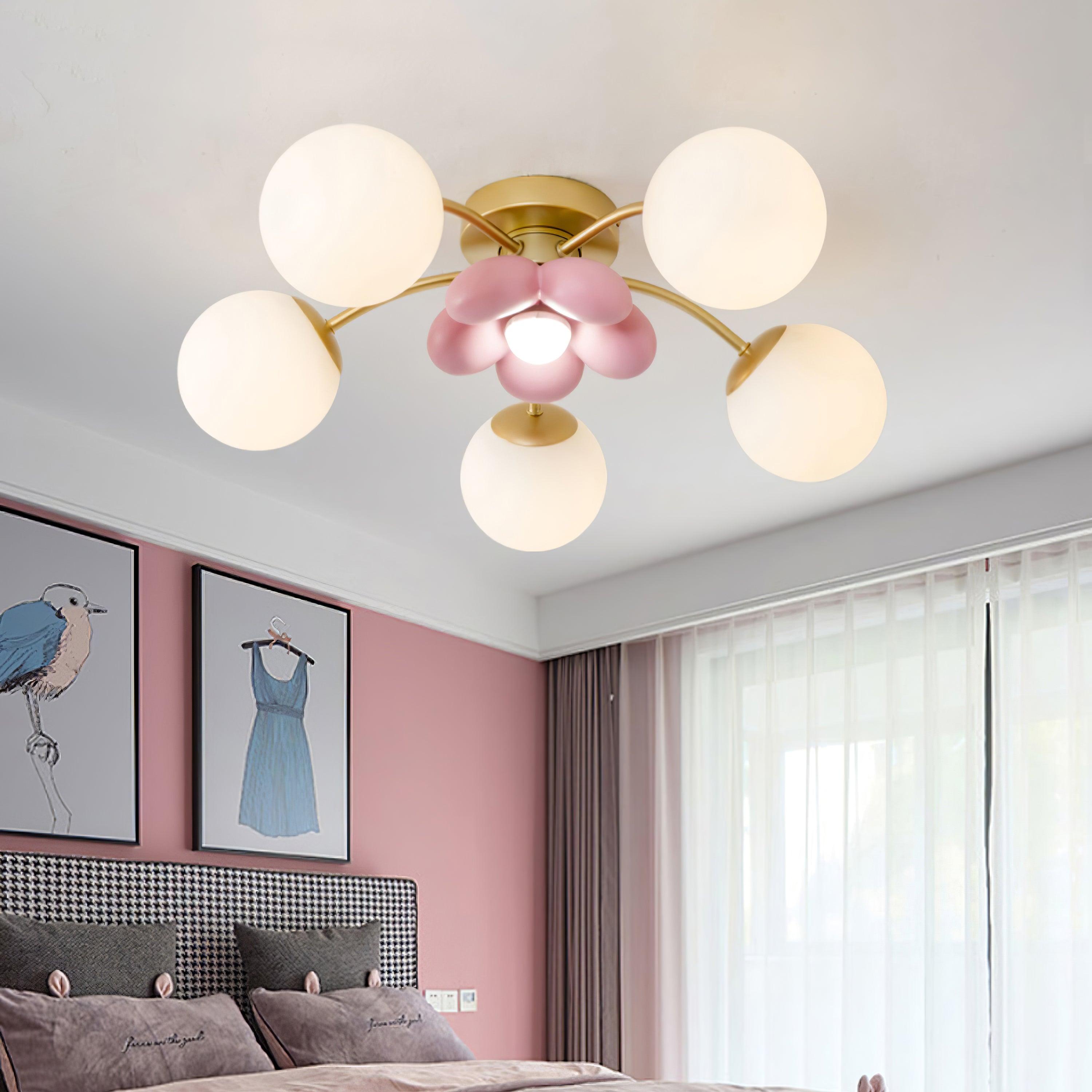 Blossura Plafonnier Moderne Pétale Rose - Neutralighting