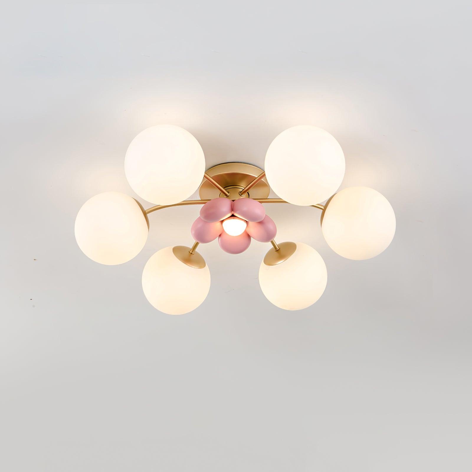 Blossura Plafonnier Moderne Pétale Rose - Neutralighting