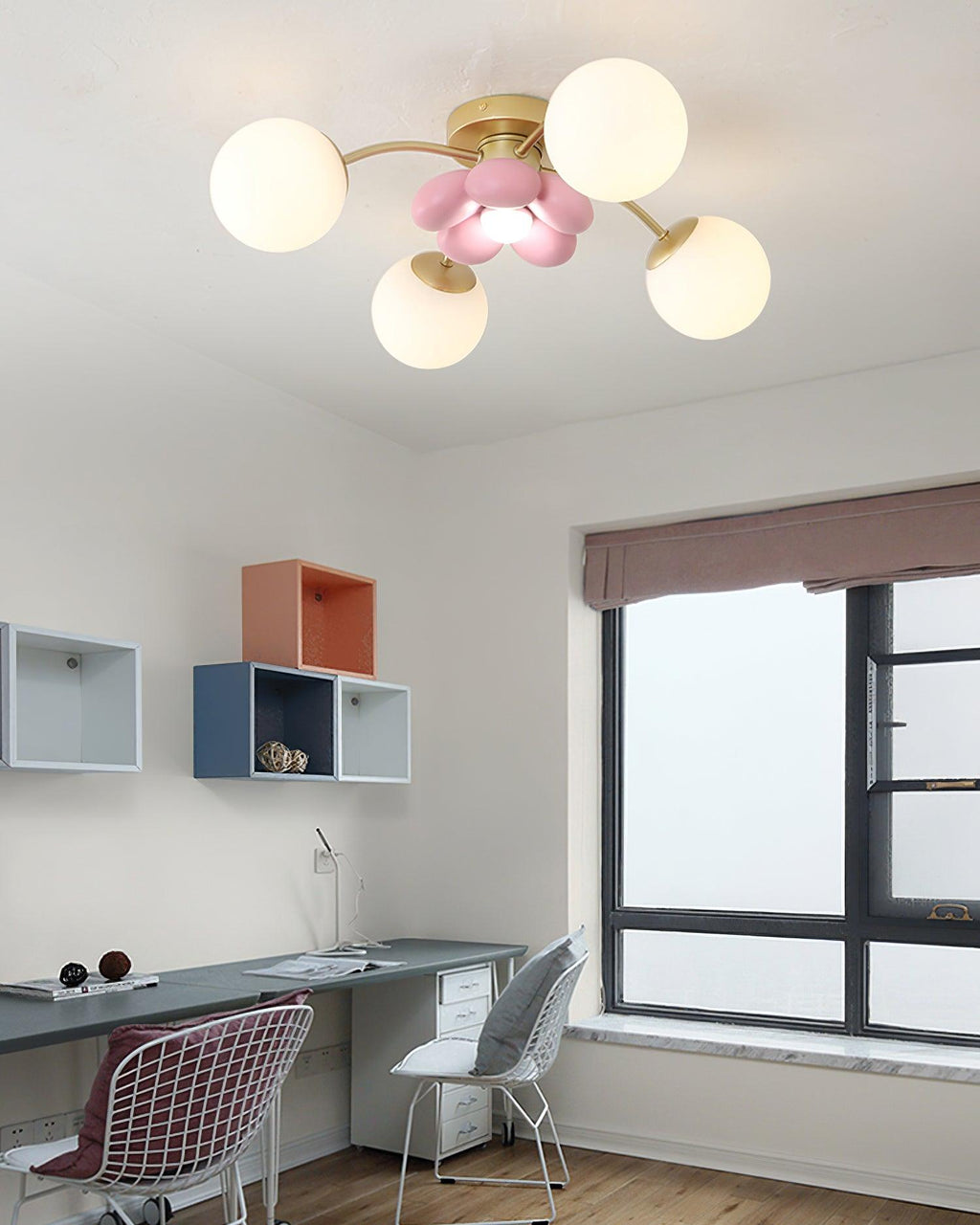 Blossura Plafonnier Moderne Pétale Rose - Neutralighting