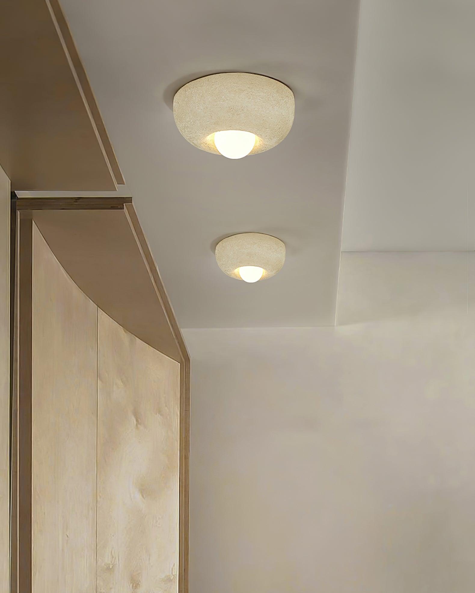 Mauro Lustre Plafonnier Texture Naturelle Éclairage Doux - Neutralighting