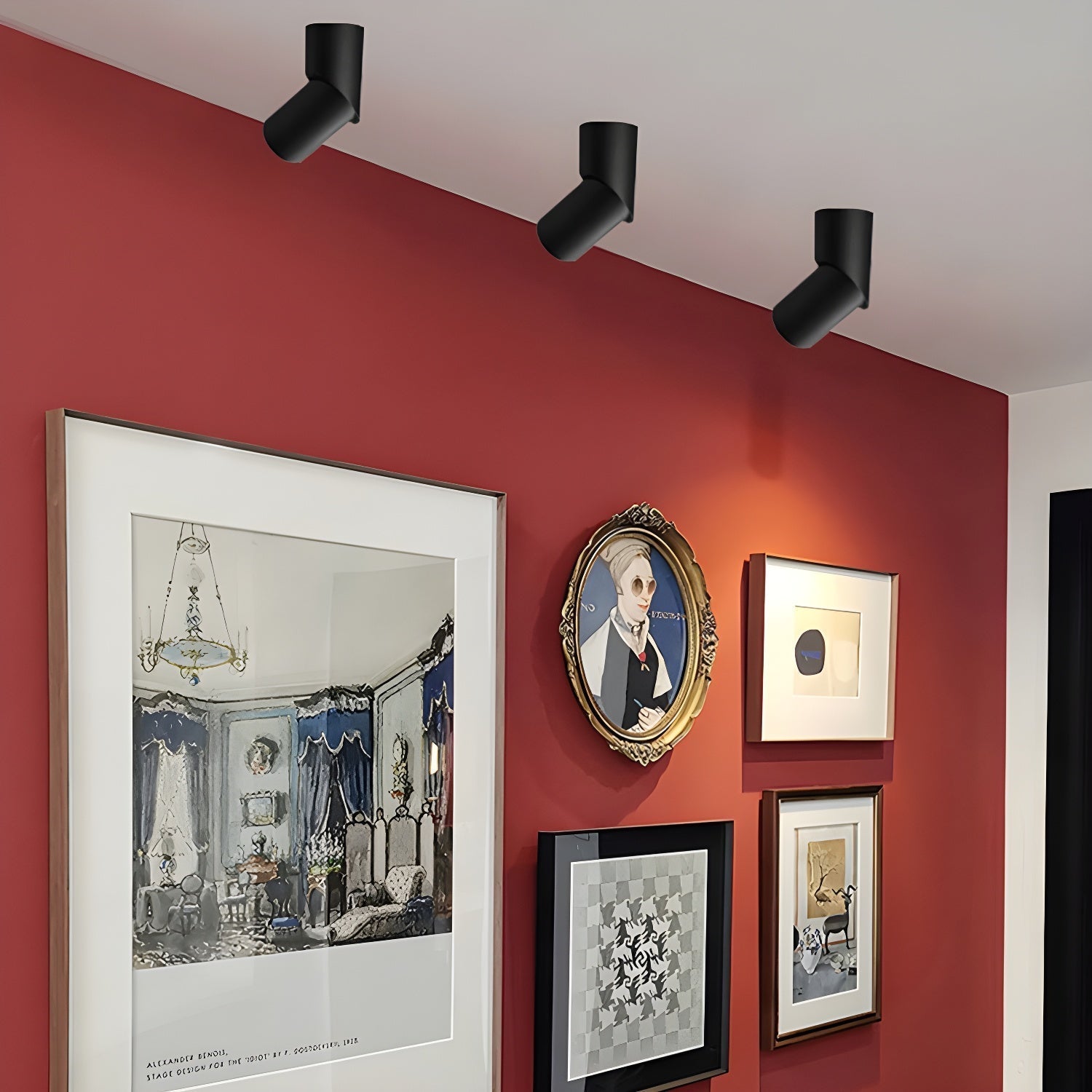 Ivinir Lampe Plafonnier Surface Pivotante Minimaliste Moderne - Neutralighting