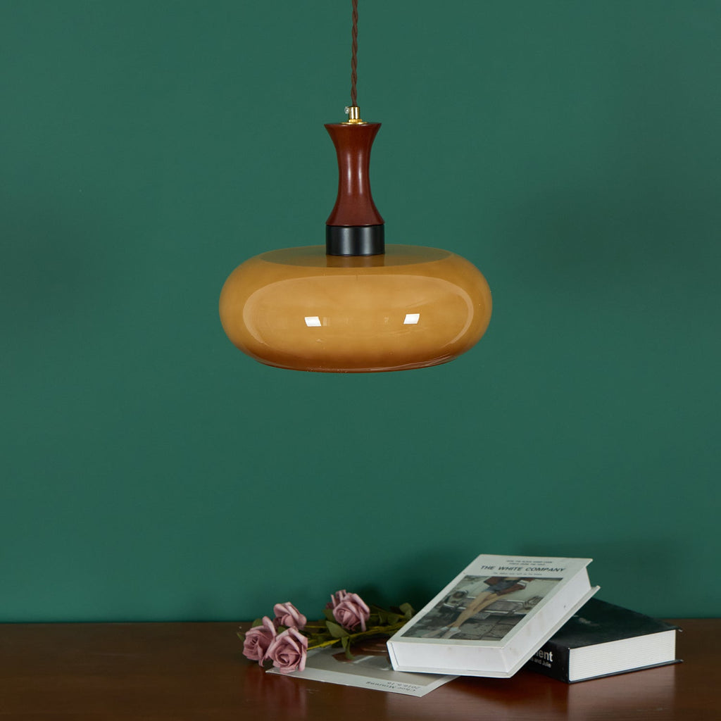 Charlotte Suspension Bois Verre - Neutralighting