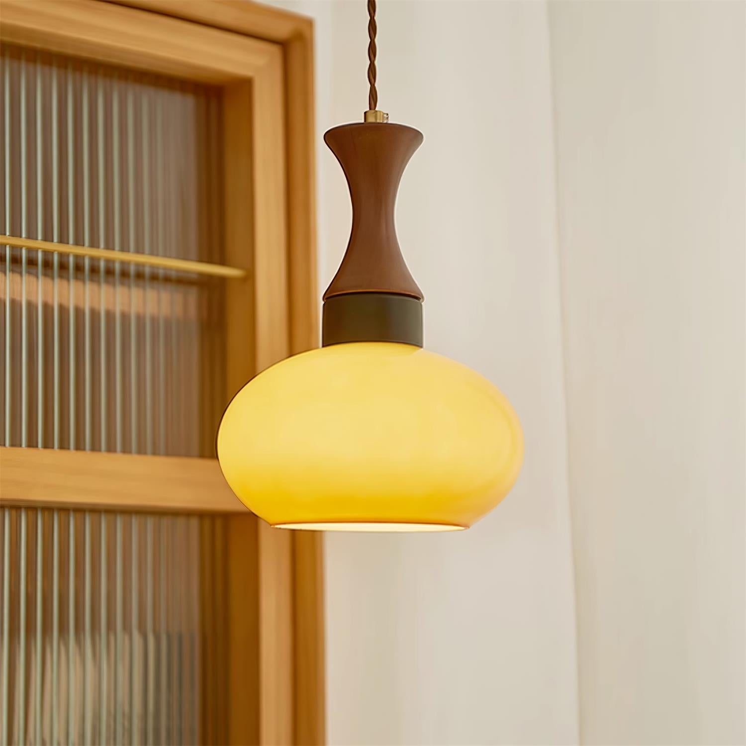 Charlotte Suspension Bois Verre - Neutralighting