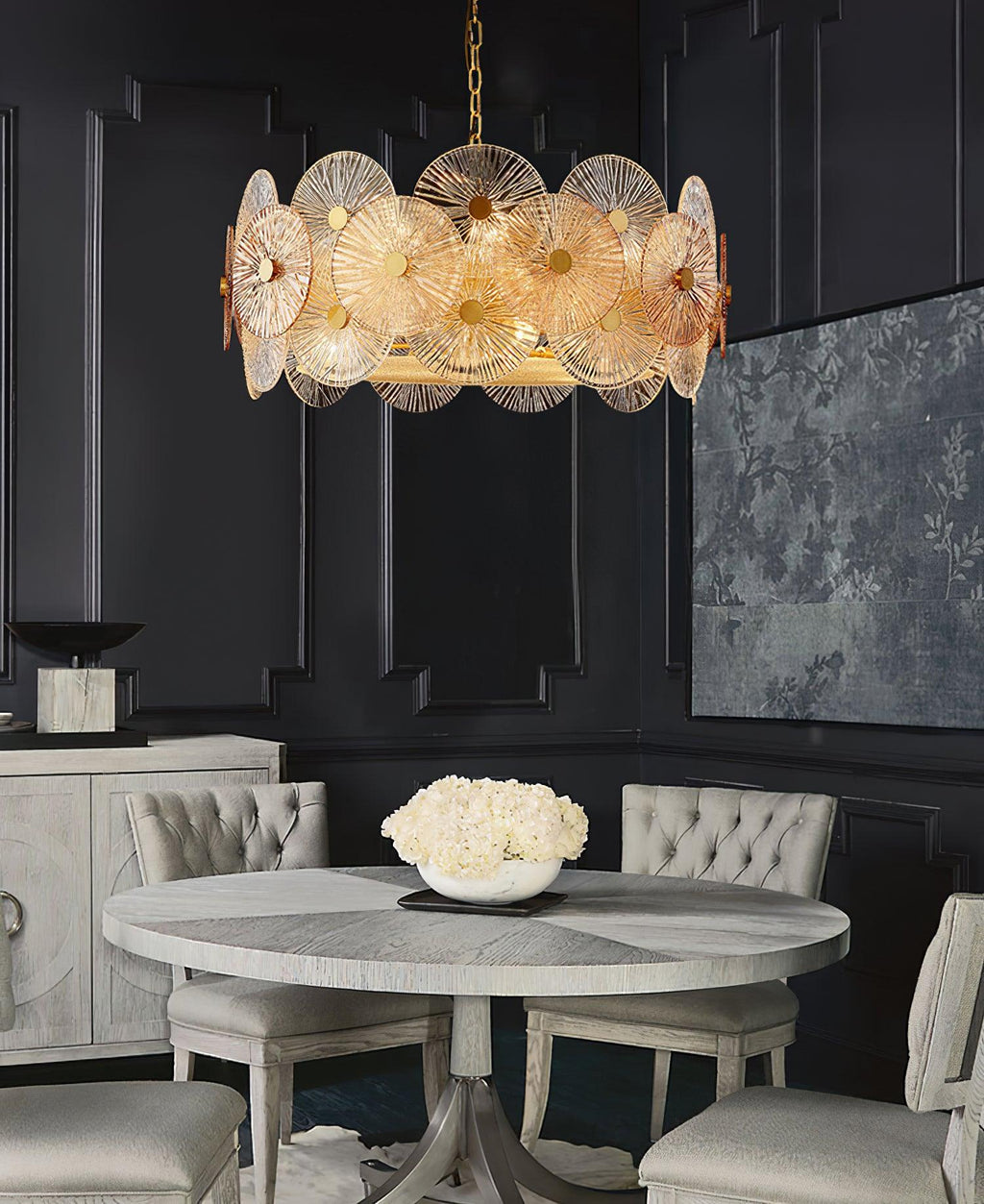 Aurelia Chandelier en Verre Luxueux - Neutralighting