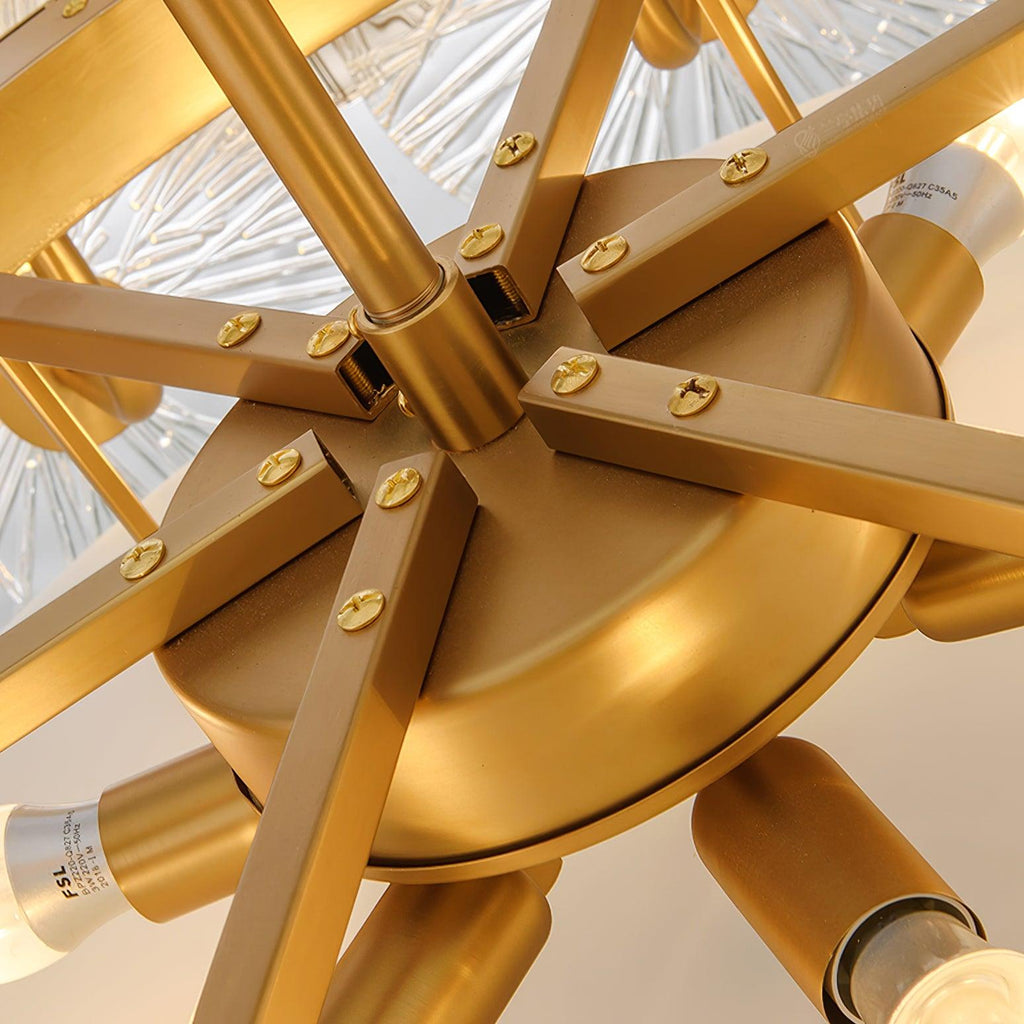 Aurelia Chandelier en Verre Luxueux - Neutralighting
