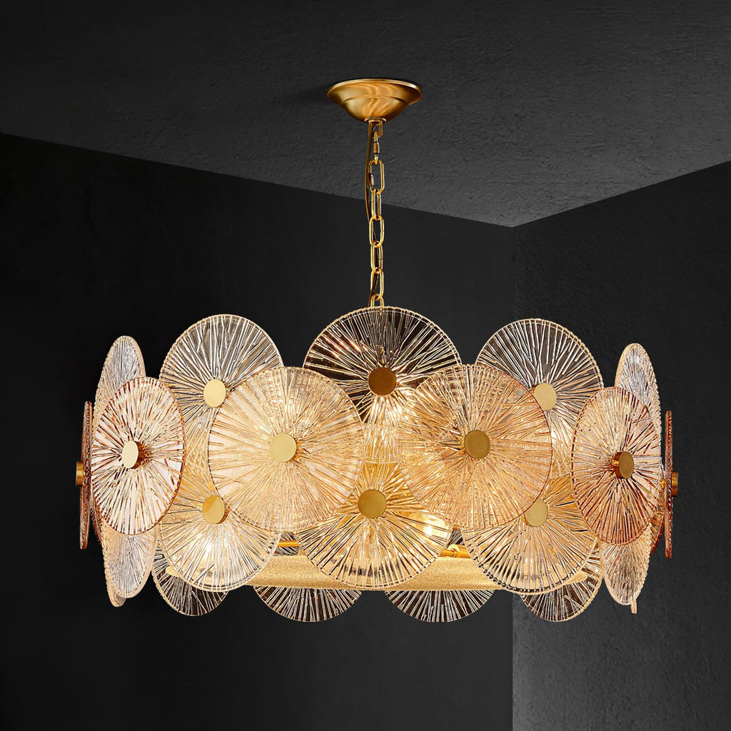 Aurelia Chandelier en Verre Luxueux - Neutralighting