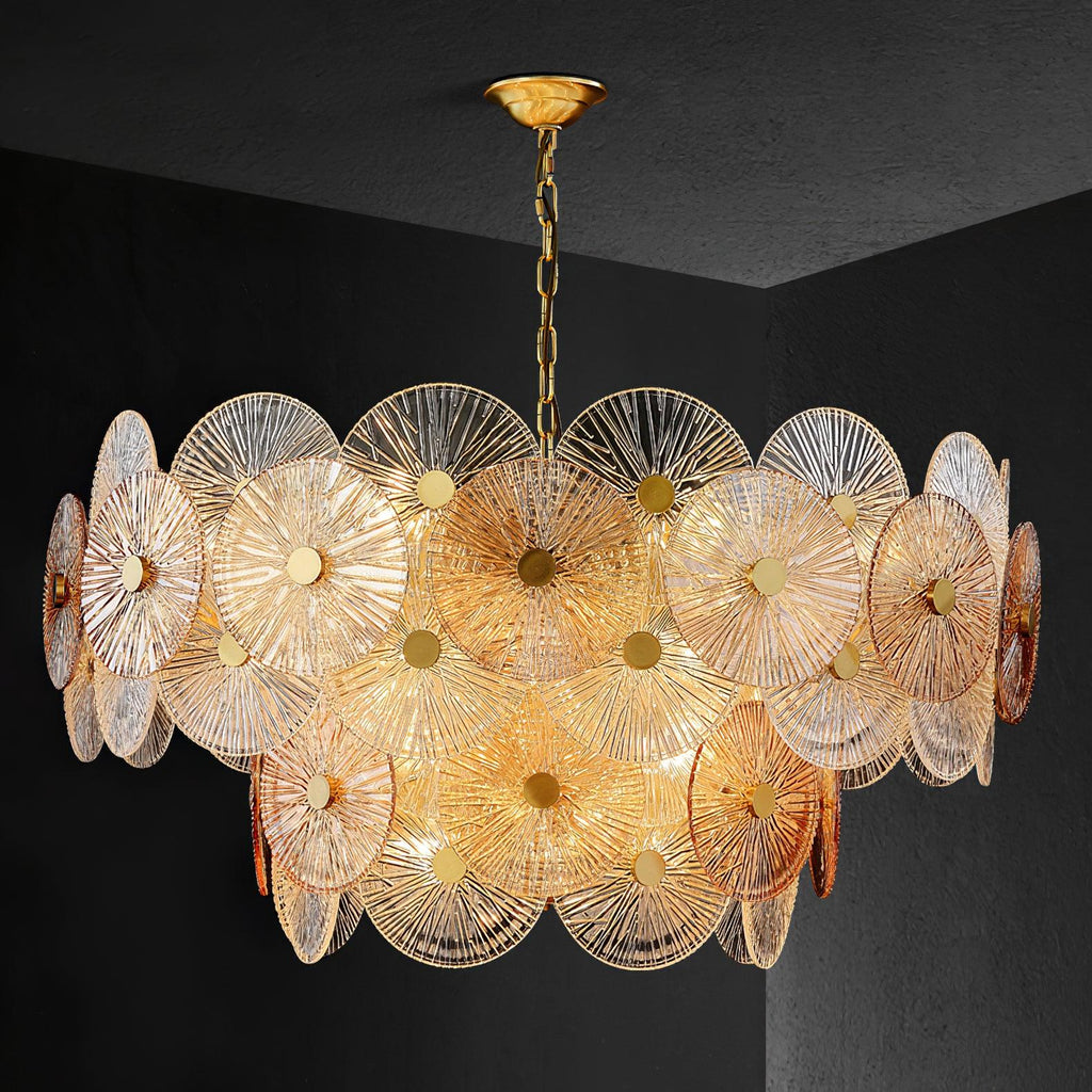 Aurelia Chandelier en Verre Luxueux - Neutralighting