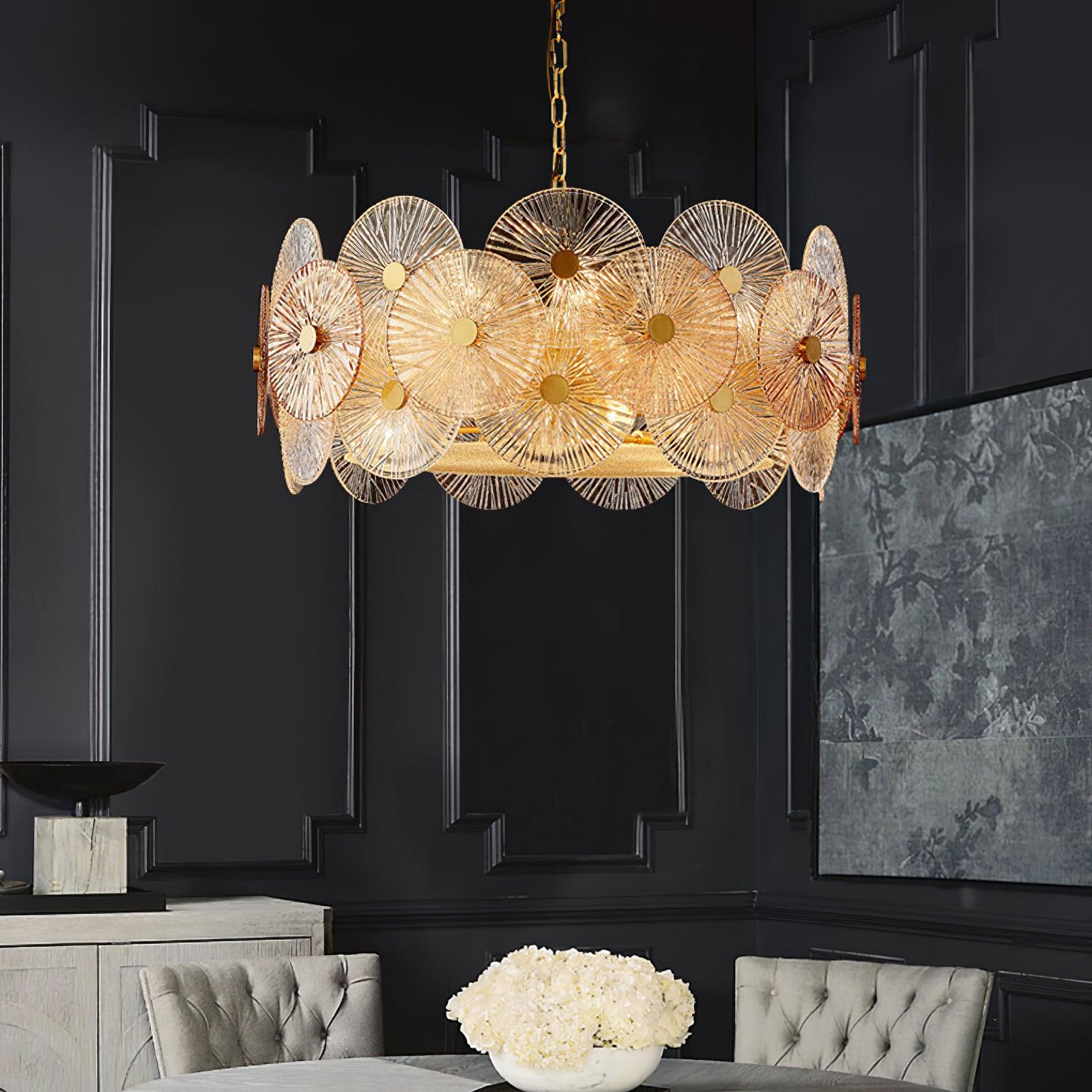 Aurelia Chandelier en Verre Luxueux - Neutralighting