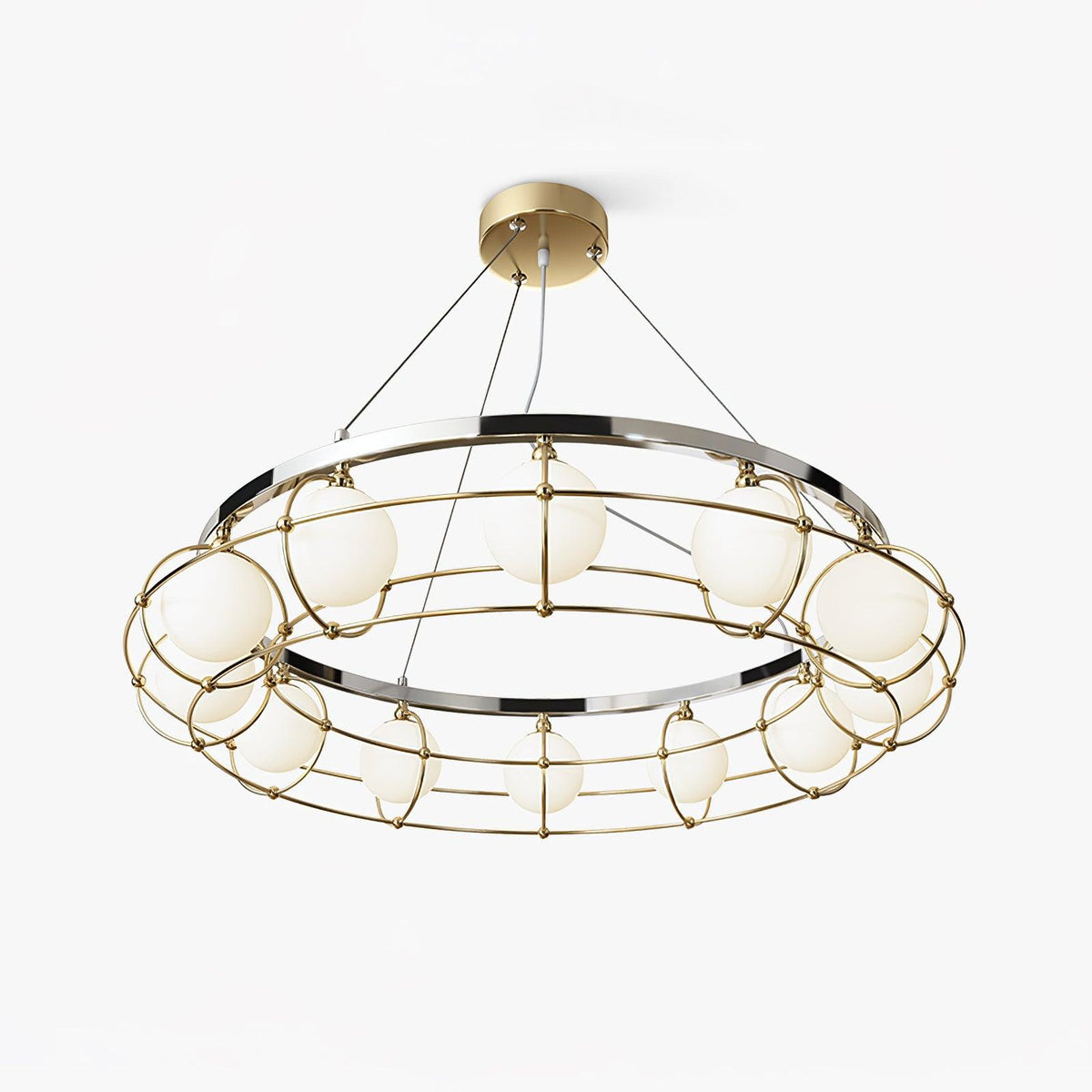 Mia Chandelier en Verre Moderne - Neutralighting