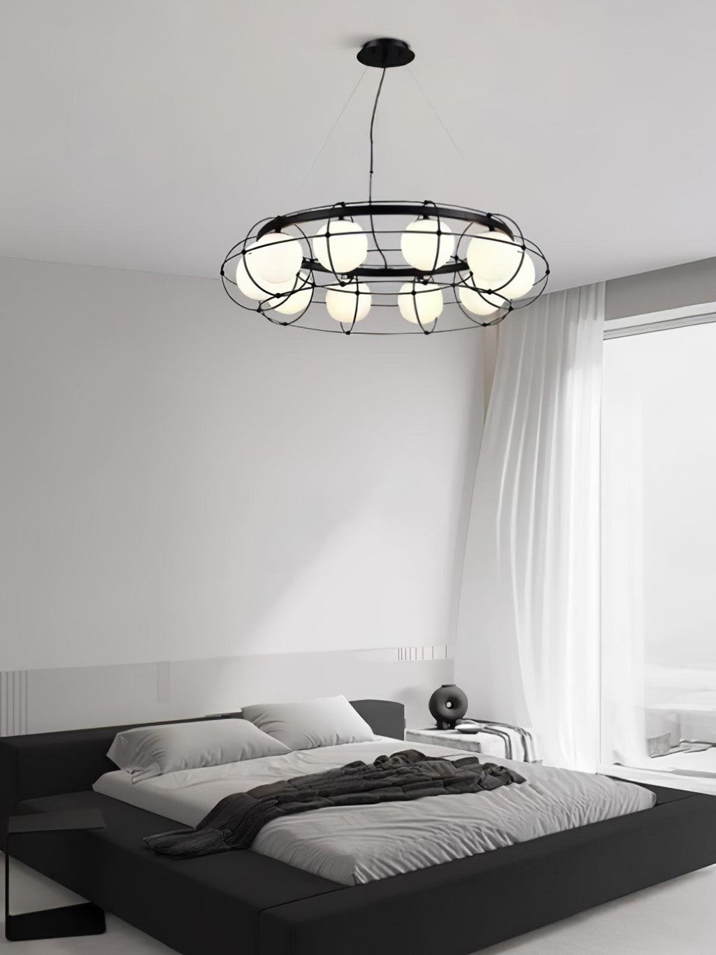 Mia Chandelier en Verre Moderne - Neutralighting