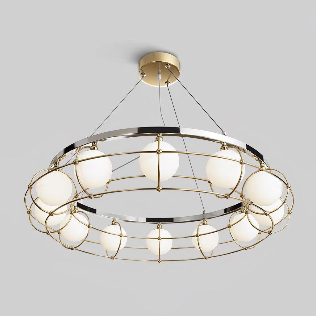 Mia Chandelier en Verre Moderne - Neutralighting