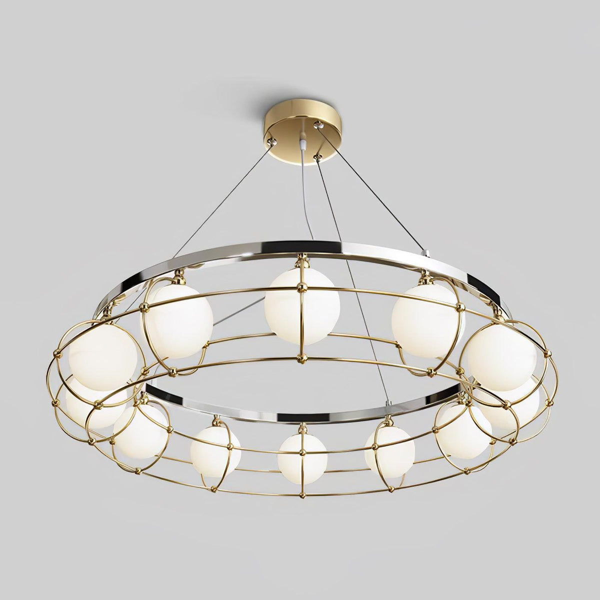 Mia Chandelier en Verre Moderne - Neutralighting
