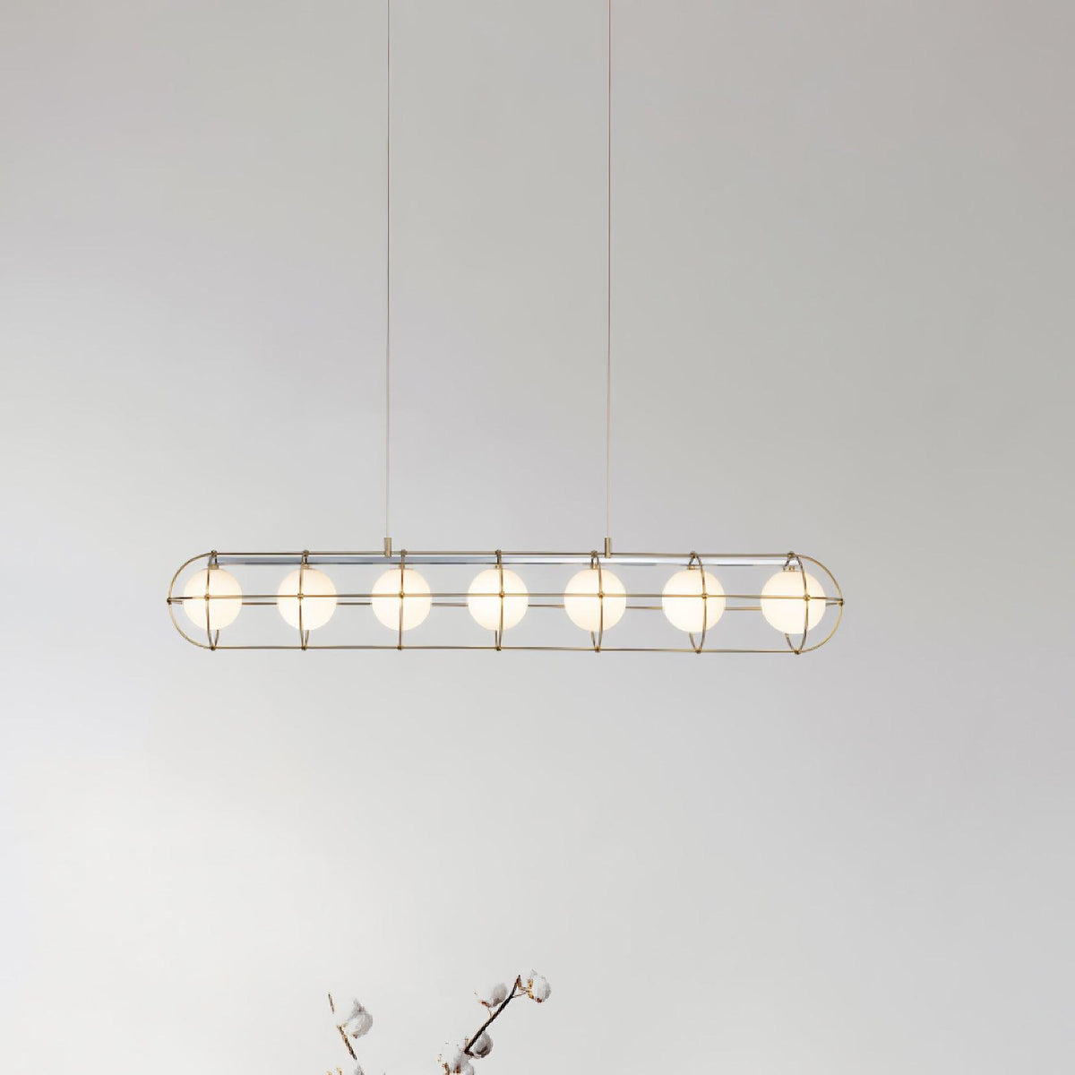 Mia Chandelier en Verre Moderne - Neutralighting