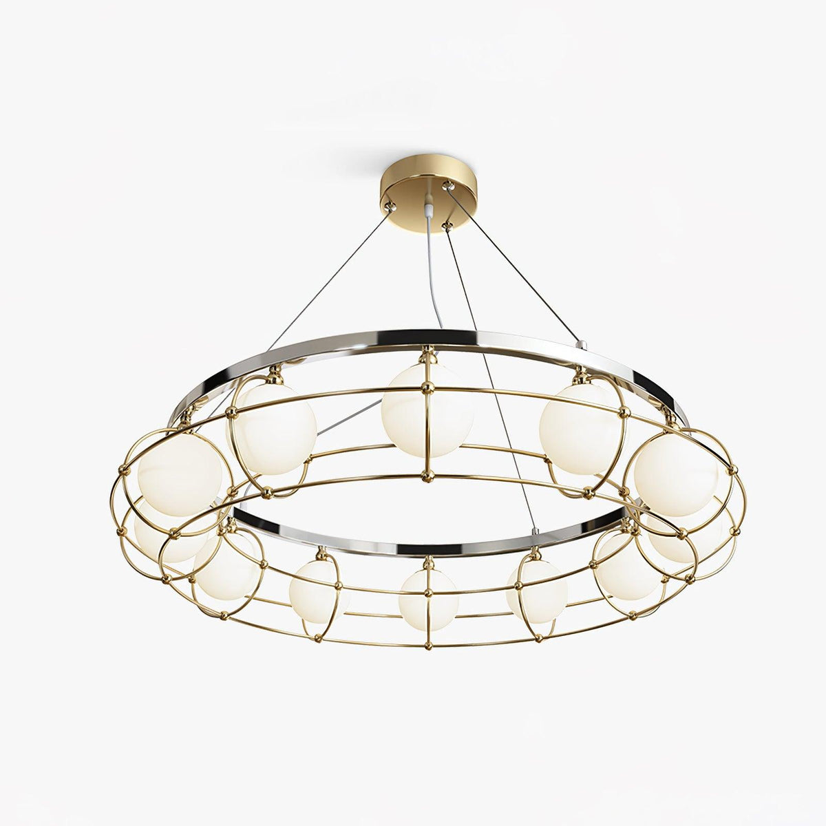 Mia Chandelier en Verre Moderne - Neutralighting