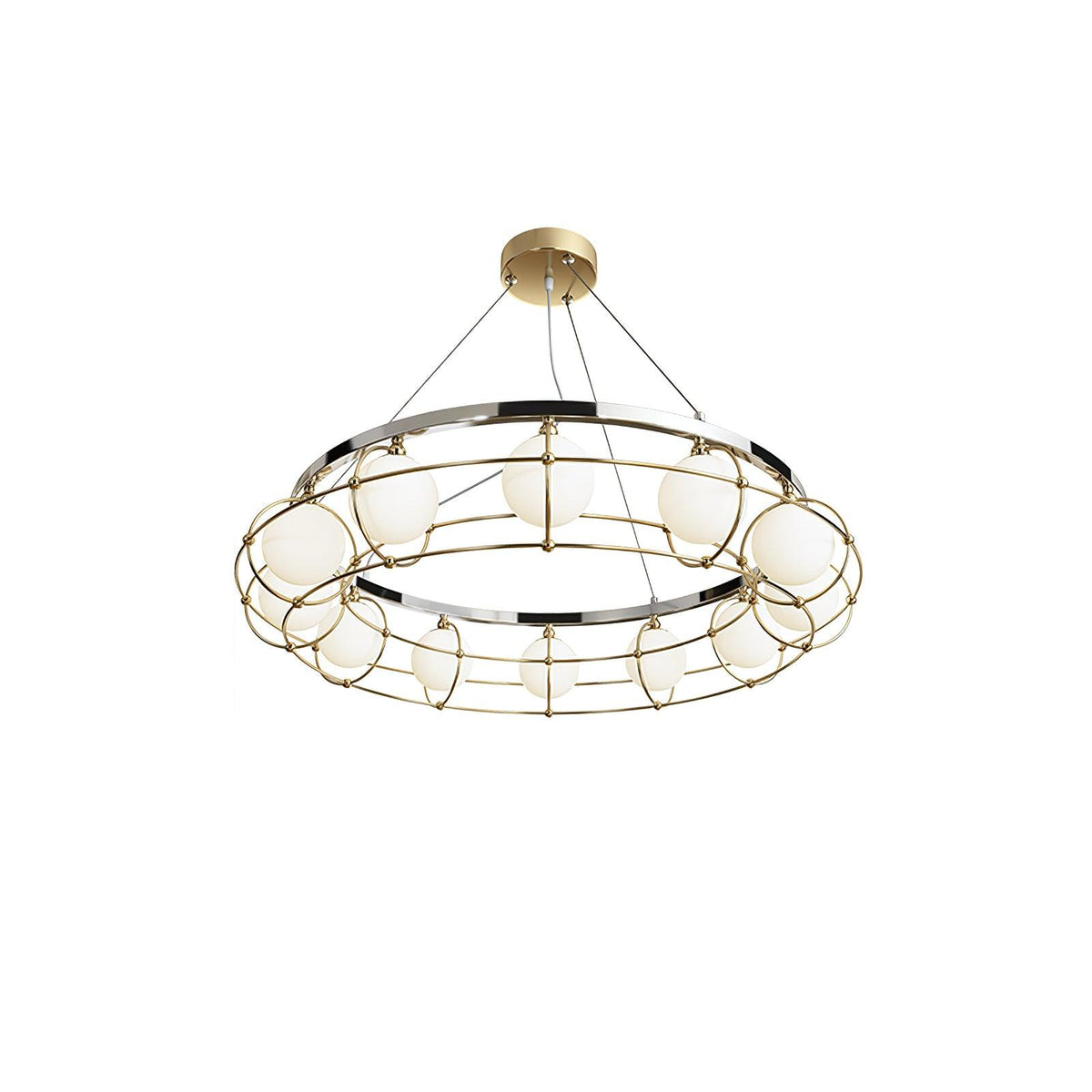 Mia Chandelier en Verre Moderne - Neutralighting