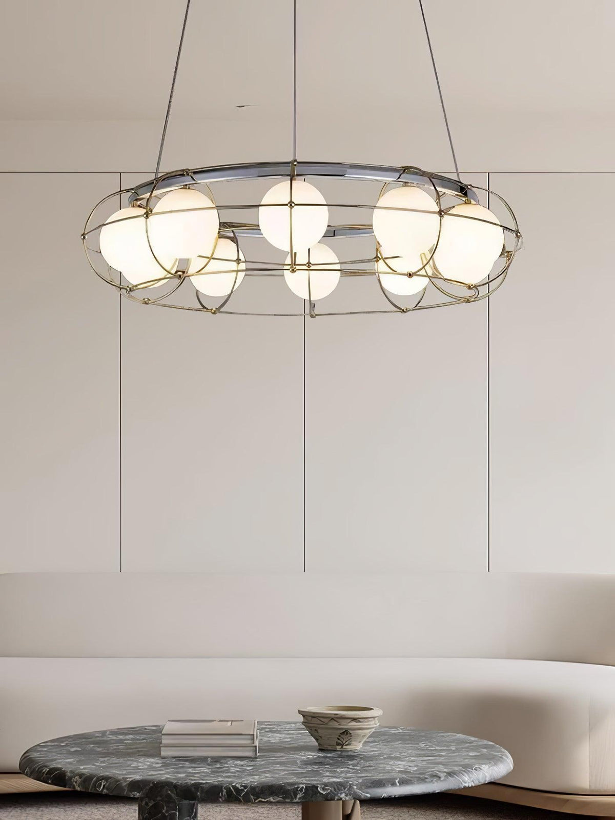 Mia Chandelier en Verre Moderne - Neutralighting