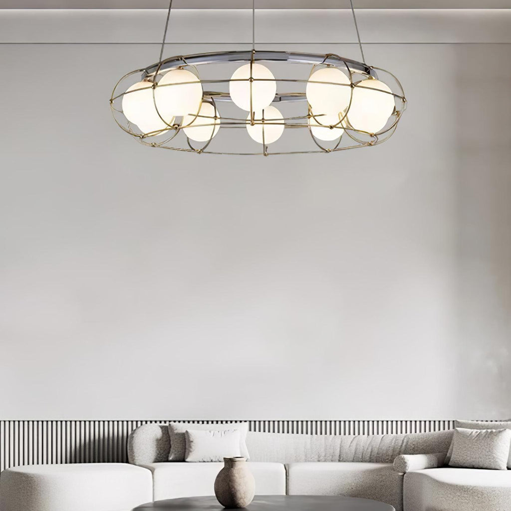 Mia Chandelier en Verre Moderne - Neutralighting