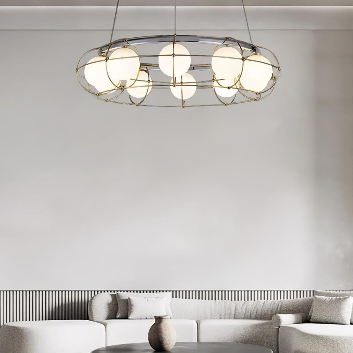 Mia Chandelier en Verre Moderne - Neutralighting