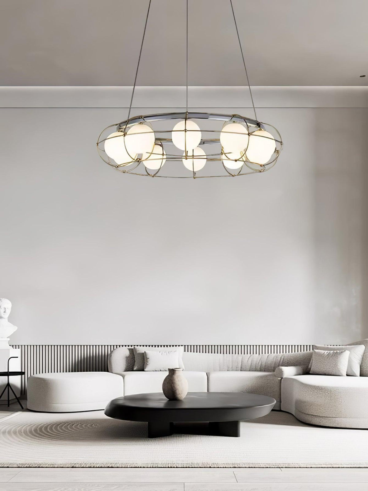 Mia Chandelier en Verre Moderne - Neutralighting