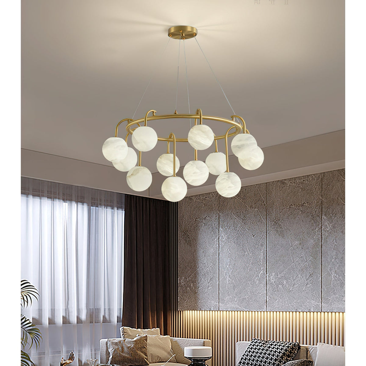 Zotalara Lustre Laiton Albâtre Élégance Premium - Neutralighting
